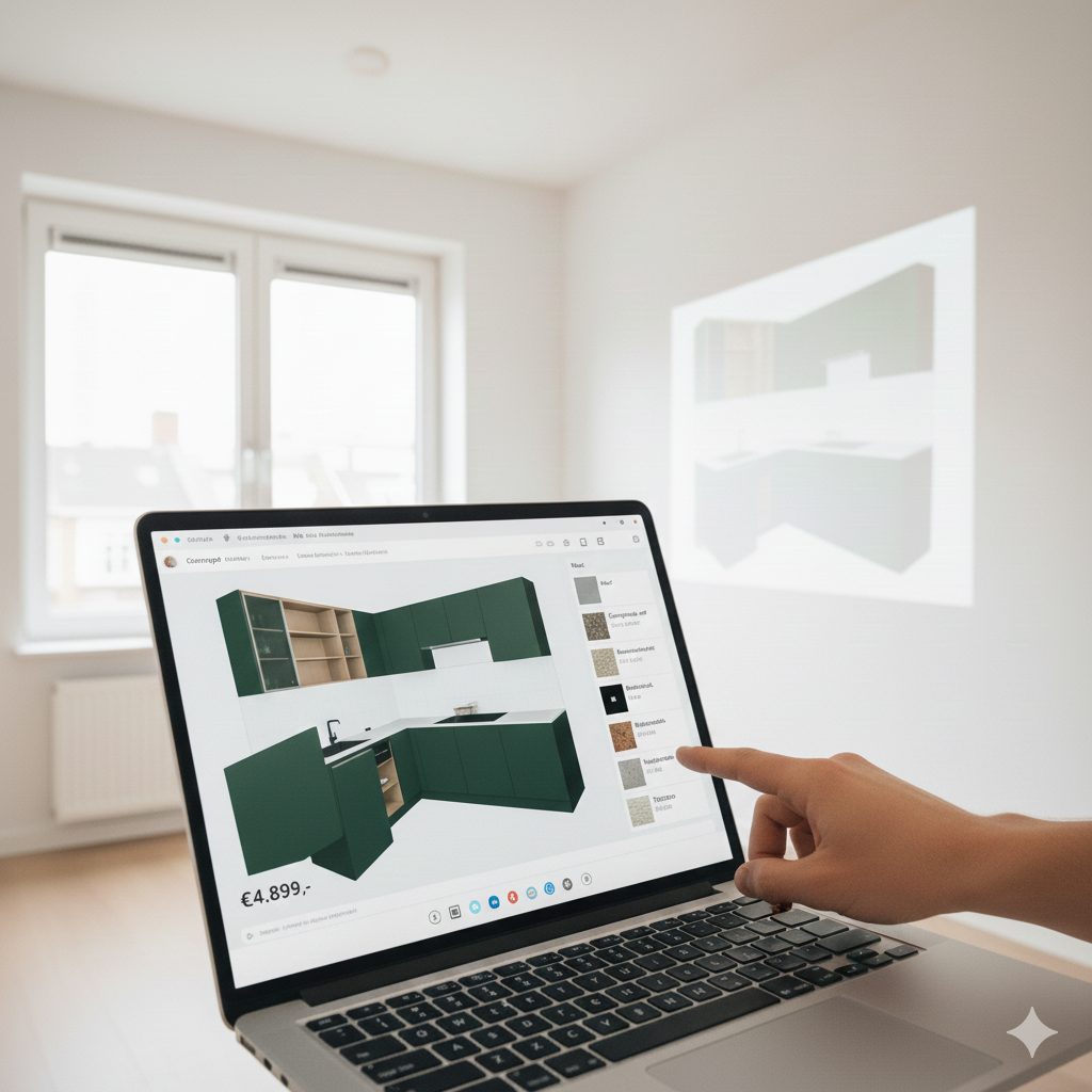 3D keuken ontwerper tool Quickeuken